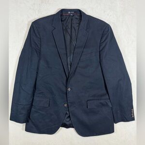 J. Crew 44R 100% Cotton Dark Blue Men's Blazer Sports Coat